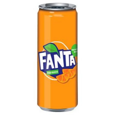 Üdítőital, szénsavas, 0,33 l, dobozos, FANTA