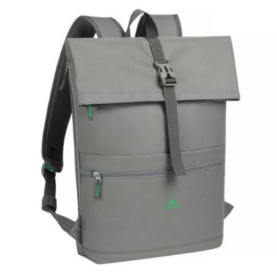 Notebook hátizsák, 15,6", rolltop, 15L, RIVACASE "Gremio ECO 5567", szürke