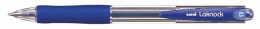Golyóstoll, 0,3 mm, nyomógombos, UNI "SN-100 Laknock", kék