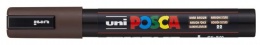 Dekormarker, 1,8-2,5 mm, UNI "Posca PC-5M", sötétbarna